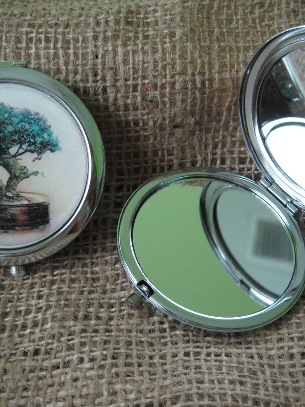 Bonsai Three Themed Compact/Pocket Mirror